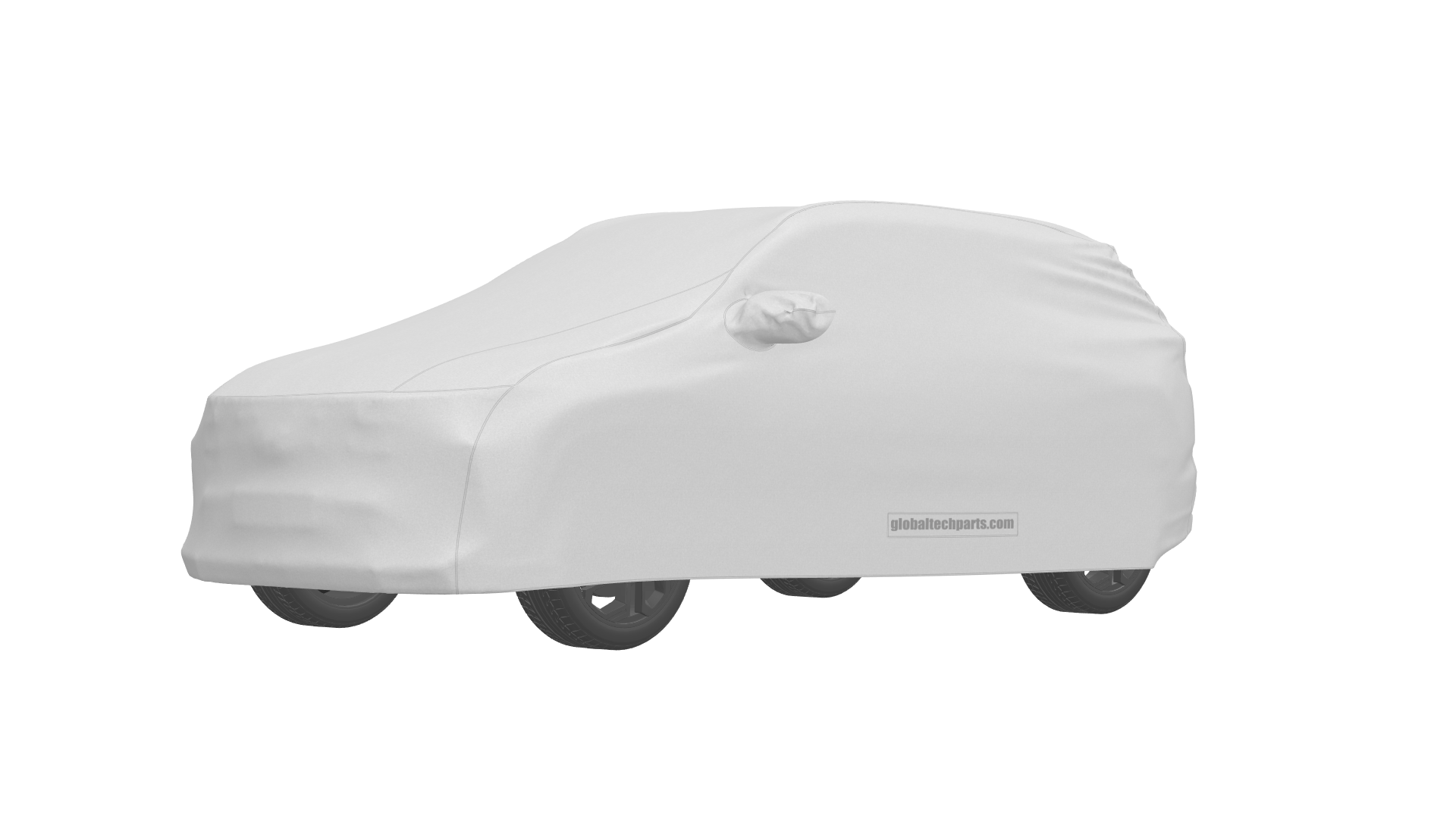 SU-019 Outdoor Anti-UV Sun Rain Protection Full Exterior Light Gray Oxford Fabric SUV Car Cover Waterproof All Weather Compatible
